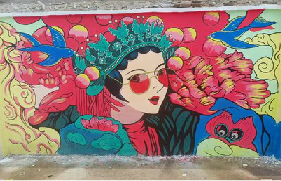 全椒墙体彩绘-网红墙