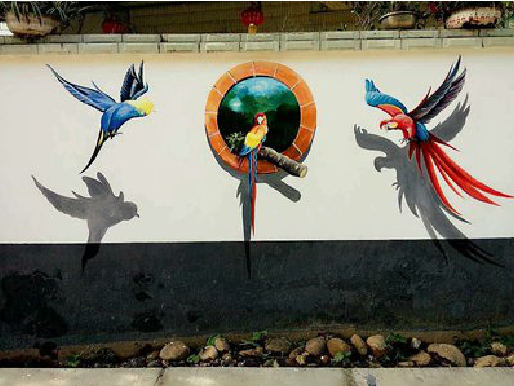 全椒视觉错位-3D墙绘设计